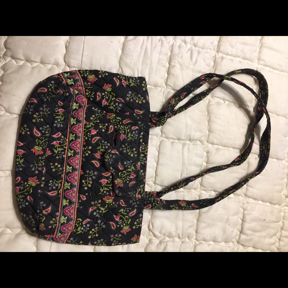 Croft and barrow quilt like patterned purse